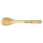 Fleur De Lis Bamboo Spork - Single Sided (Personalized)