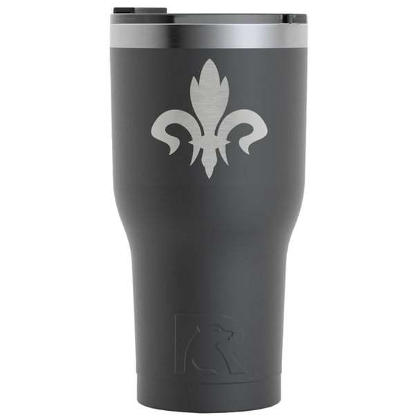 Custom Fleur De Lis RTIC Tumbler - 30 oz