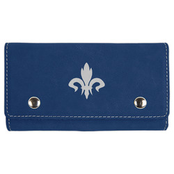 Fleur De Lis Cards & Dice Set - Navy Blue