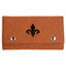 Fleur De Lis Cards & Dice Set - Rawhide - Front