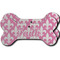 Fleur De Lis Ceramic Flat Ornament - Bone Front & Back Double Print