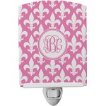 Fleur De Lis Ceramic Night Light (Personalized)