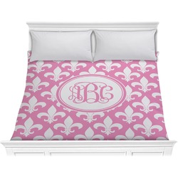 Fleur De Lis Comforter - King (Personalized)