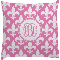 Fleur De Lis Decorative Pillow Case (Personalized)