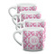 Fleur De Lis Double Shot Espresso Mugs - Set of 4 Front