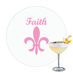 Fleur De Lis Printed Drink Topper - 3.25" (Personalized)