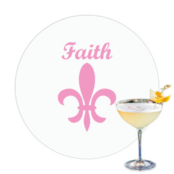 Fleur De Lis Printed Drink Topper (Personalized)