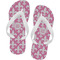 Pink Fleur De Lis Flip Flops