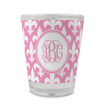 Fleur De Lis Glass Shot Glass - 1.5 oz - Single (Personalized)