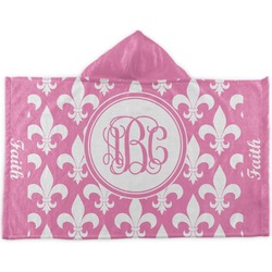 Fleur De Lis Kids Hooded Towel (Personalized)