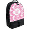 Fleur De Lis Large Backpack - Black - Angled View