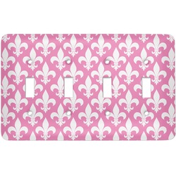 Fleur De Lis Light Switch Cover (4 Toggle Plate)