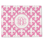 Fleur De Lis Single-Sided Linen Placemat - Single w/ Monogram