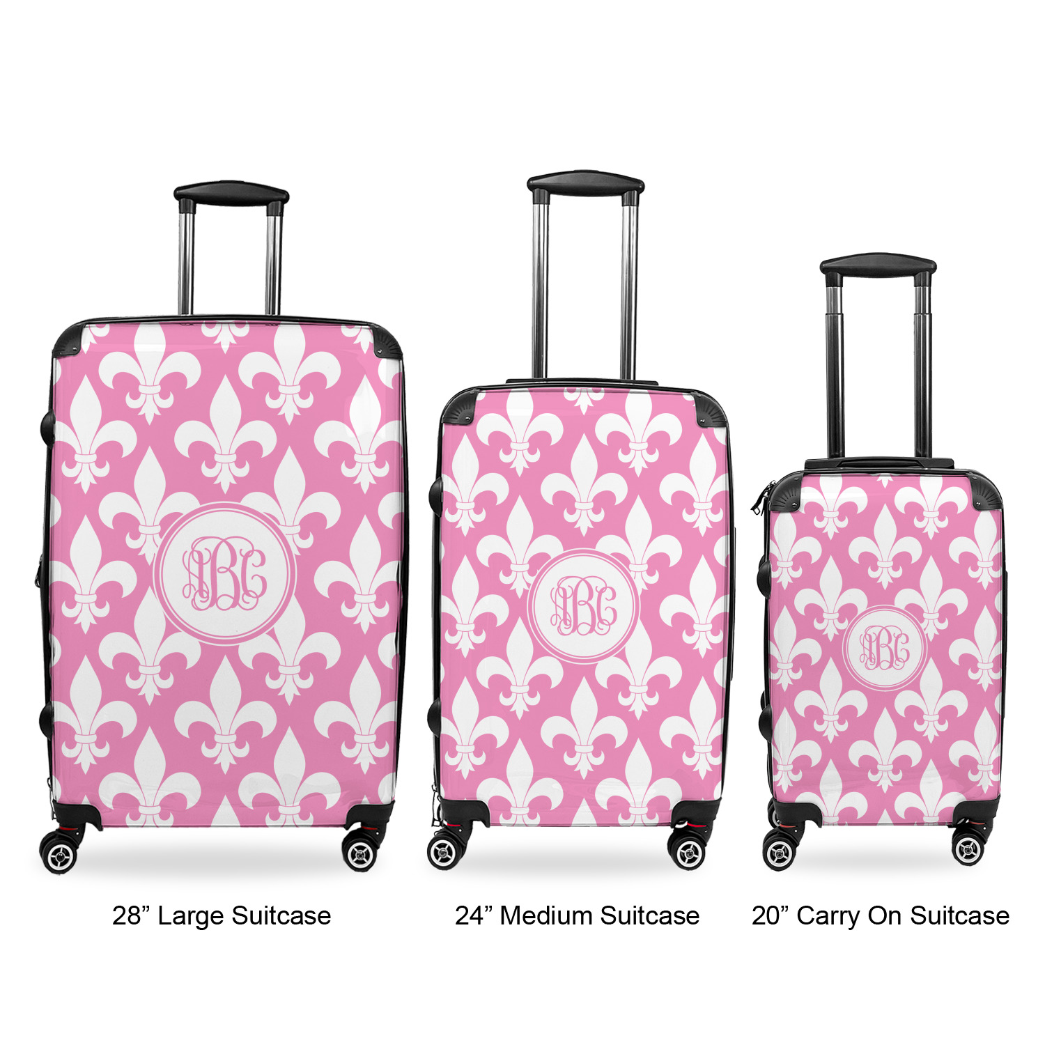 fleur de lis luggage