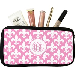 Fleur De Lis Makeup / Cosmetic Bag - Small (Personalized)