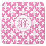 Fleur De Lis Memory Foam Bath Mat - 48"x48" (Personalized)