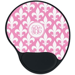 Fleur De Lis Mouse Pad with Wrist Support