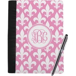 Fleur De Lis Notebook Padfolio - Large w/ Monogram