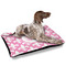 Fleur De Lis Outdoor Dog Beds - Large - IN CONTEXT