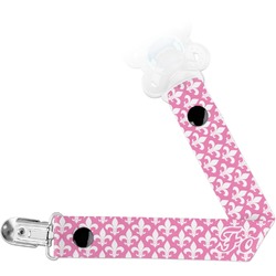 Fleur De Lis Pacifier Clip (Personalized)