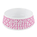 Fleur De Lis Plastic Dog Bowl - Small (Personalized)