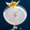 Fleur De Lis Printed Drink Topper - Small - In Context