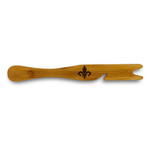 Fleur De Lis Bamboo Oven Rack Grabber