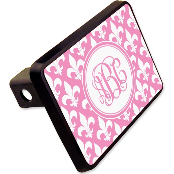 Custom Fleur De Lis Rectangular Trailer Hitch Cover - 2" (Personalized)