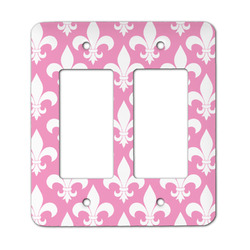 Fleur De Lis Rocker Style Light Switch Cover - Two Switch