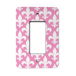 Fleur De Lis Rocker Style Light Switch Cover