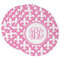 Fleur De Lis Round Paper Coaster - Main