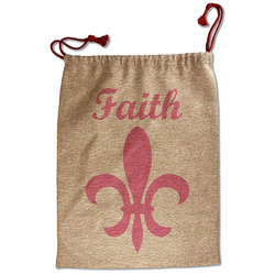 Fleur De Lis Santa Sack - Front (Personalized)