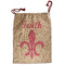 Fleur De Lis Santa Bag - Front