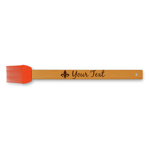 Custom Fleur De Lis Silicone Brush - Red (Personalized)