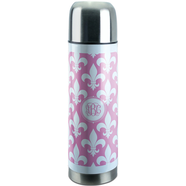 Custom Fleur De Lis Stainless Steel Thermos (Personalized)