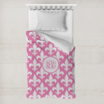 Fleur De Lis Toddler Duvet Cover w/ Monogram