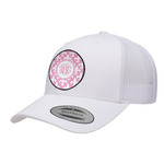 Fleur De Lis Trucker Hat - White (Personalized)