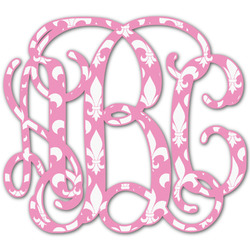 Fleur De Lis Monogram Decal - Small (Personalized)