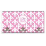 Fleur De Lis Wall Mounted Coat Rack (Personalized)