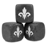 Fleur De Lis Whiskey Stone Set