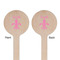 Fleur De Lis Wooden 7.5" Stir Stick - Round - Double Sided - Front & Back