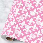 Fleur De Lis Wrapping Paper Roll - Large (Personalized)