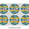 Rocket Science 3" Multipurpose Round Labels - Sheet