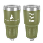 Rocket Science 30 oz Stainless Steel Tumbler - Olive - Double-Sided (Personalized)