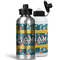 Rocket Science Aluminum Water Bottles - MAIN (white &silver)