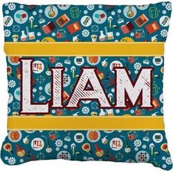 Rocket Science Faux-Linen Throw Pillow 26" (Personalized)
