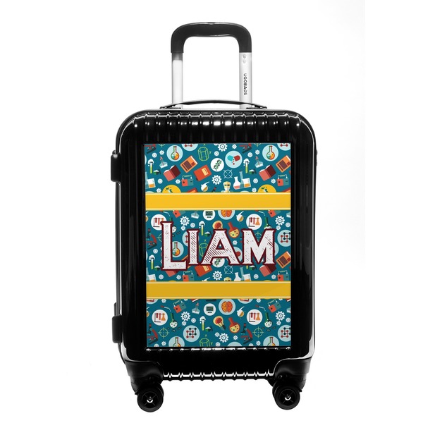 Custom Rocket Science Carry On Hard Shell Suitcase (Personalized)