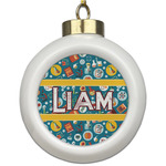 Rocket Science Ceramic Ball Ornament (Personalized)