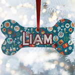 Rocket Science Ceramic Dog Ornament w/ Name or Text