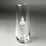 Rocket Science Champagne Flute - Stemless Engraved - Single (Personalized)